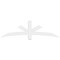 Ekena Millwork Alberta Architectural Grade PVC Gable Bracket, 72"W x 21"H x 4"D x 4"F, 7/12 Pitch GBP072X21X0404ALB00 - alternate 2